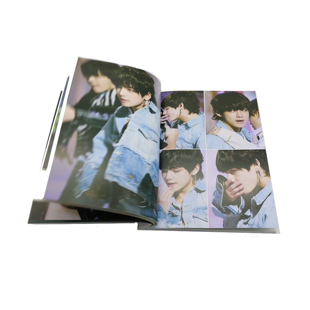 Bangtan Boys BTS Photo Book with BTS Mini Photo Key Chain Card (V